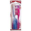 Donna Collection Family Comb Assortment, 6 Count, Assorted Colors
