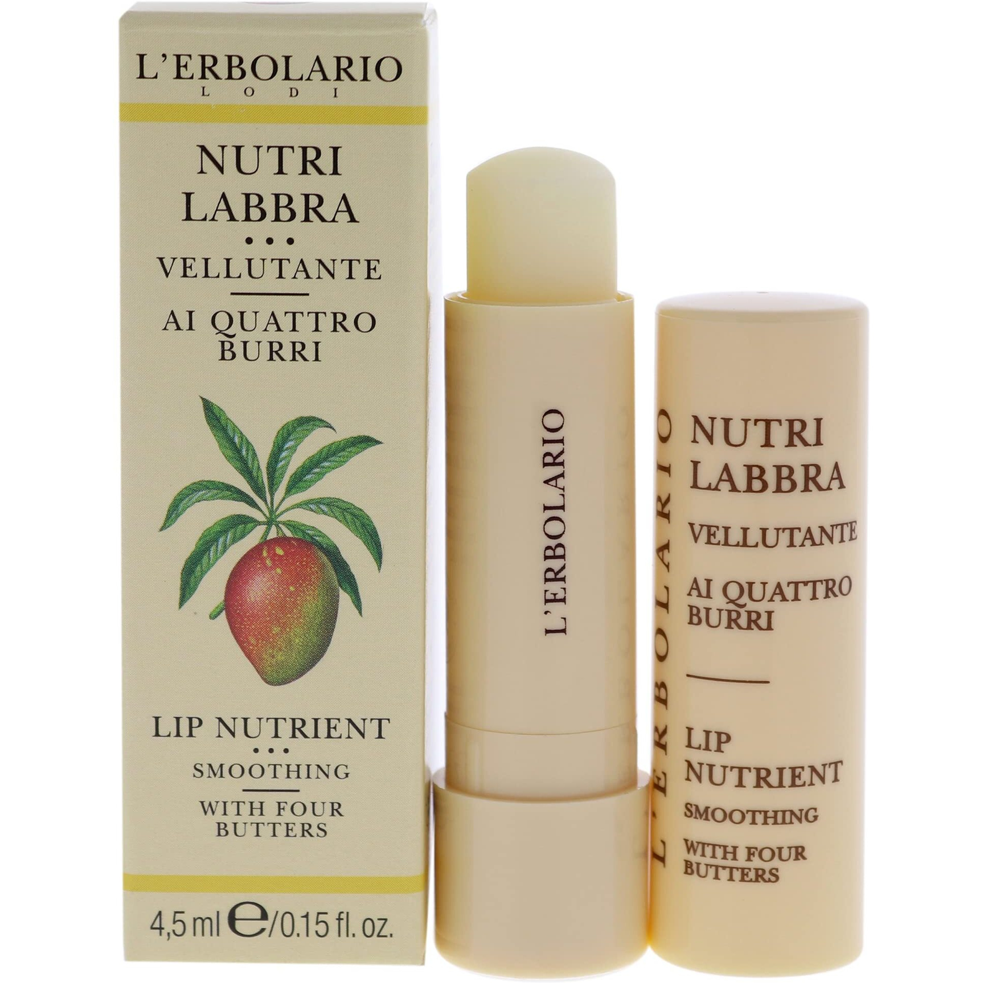 Lip Nutrient - Four Butters by LErbolario for Unisex - 0.15 oz Lip Balm
