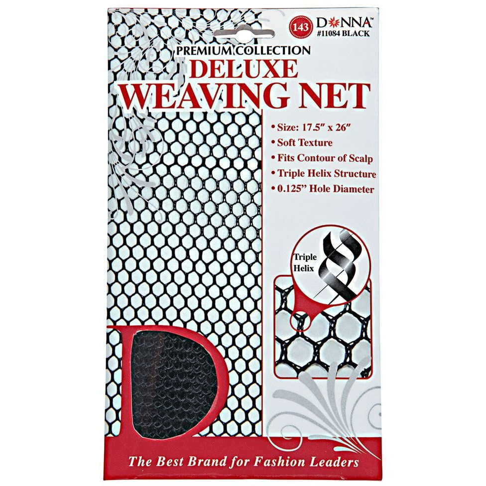 Donna Delux Weaving Net Black, 1 Pound