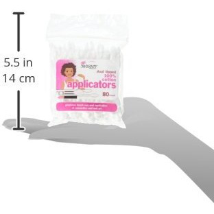 Swisspers Premium Cosmetic Applicators - 80 ct