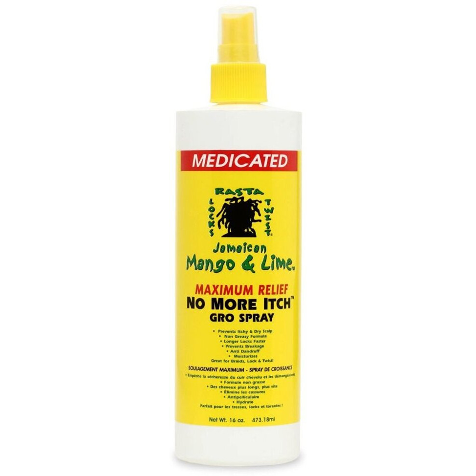Jamaican Mango No More Itch Gro Spray, Maximum, 16 oz (VI-Z8XF-SRUF)