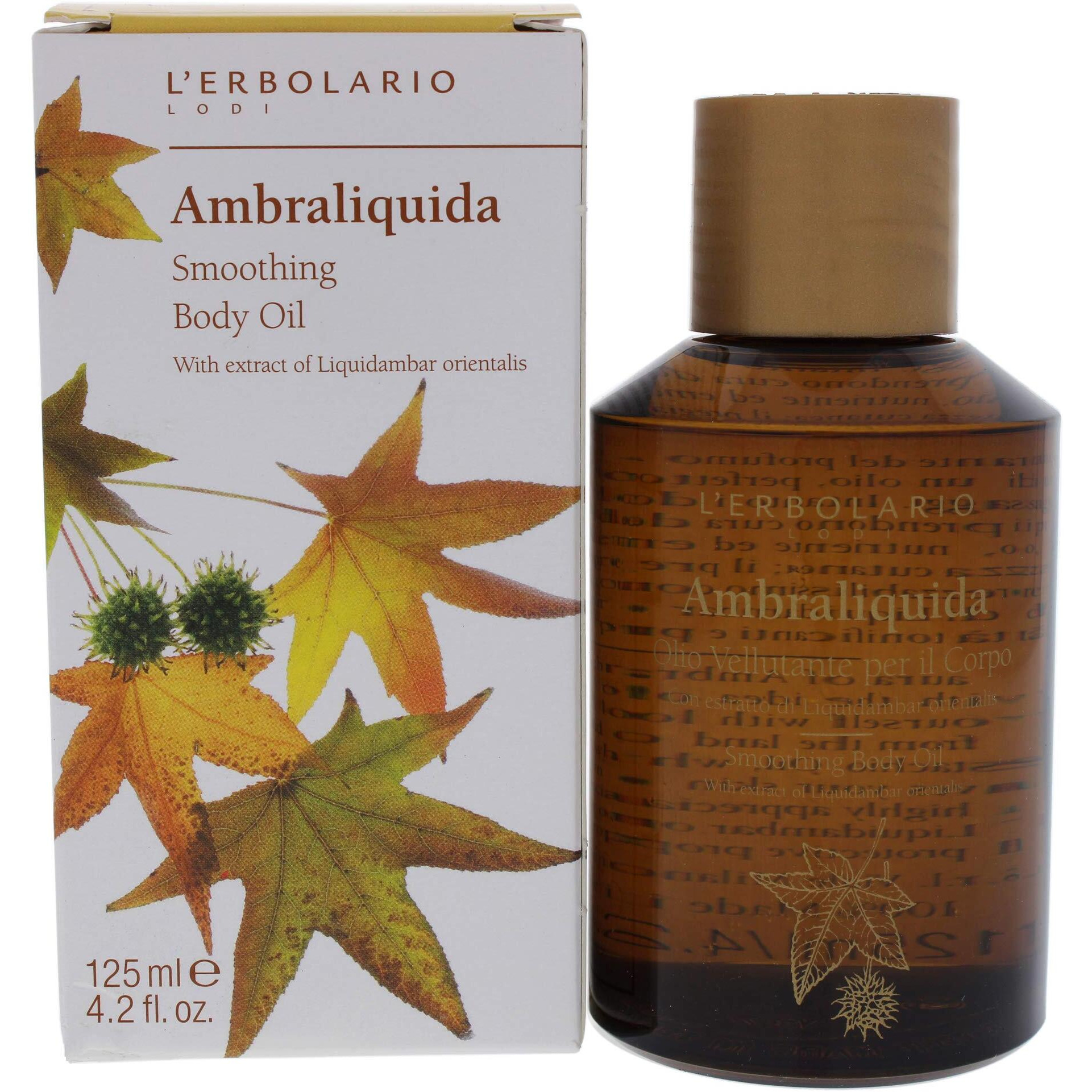 Smoothing Body Oil - Ambraliquida by LErbolario for Unisex - 4.2 oz Oil
