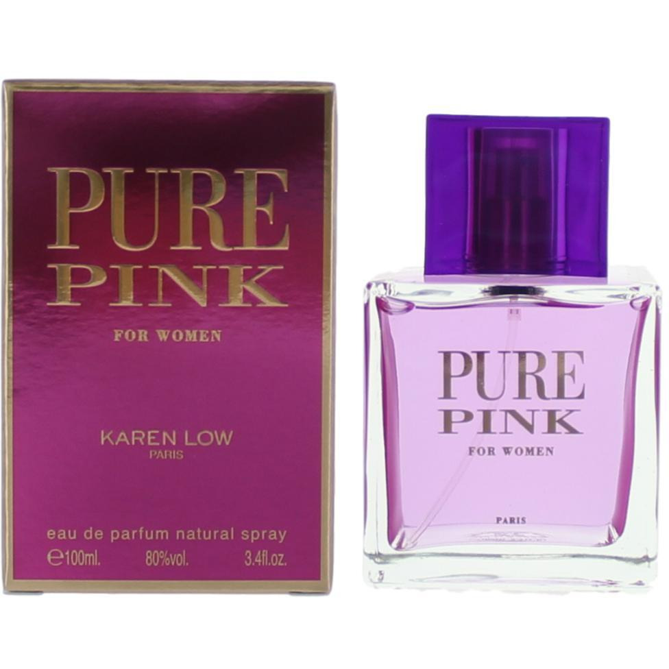 Pure Pink by Karen Low, 3.4 oz Eau De Parfum Spray for Women