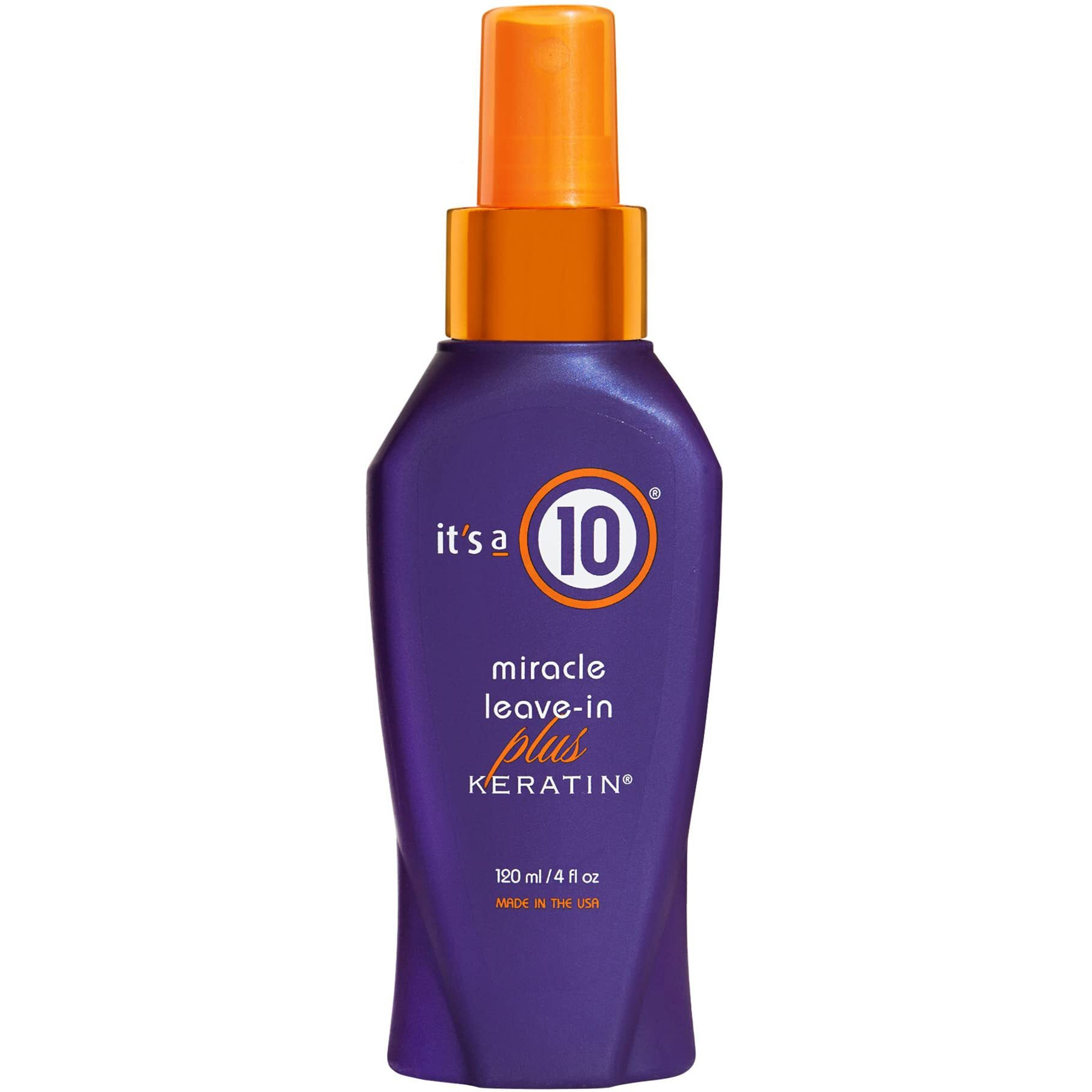 It's a 10 Haircare Miracle Leave-In Plus Keratin, 4 Fl. Oz (Pack of 1)