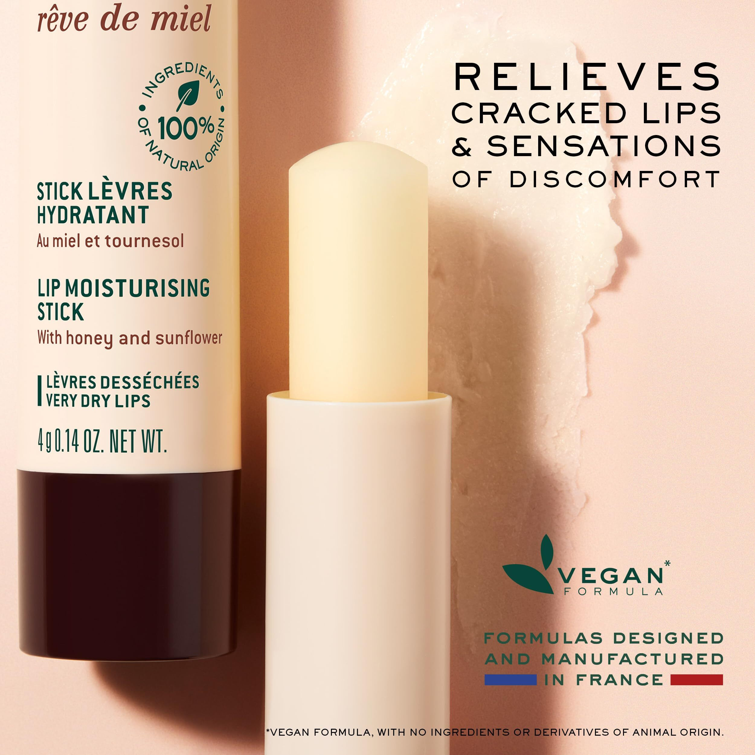 Reve de Miel - Lip Moisturizing Stick by Nuxe for Unisex - 0.14 oz Lip Moisturizer
