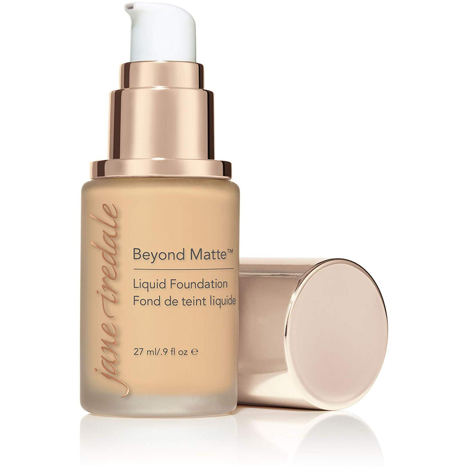 Beyond Matte Liquid Foundation - M5 Light to Medium With Gold Undertones by Jane Iredale for Women - 0.9 oz Foundation