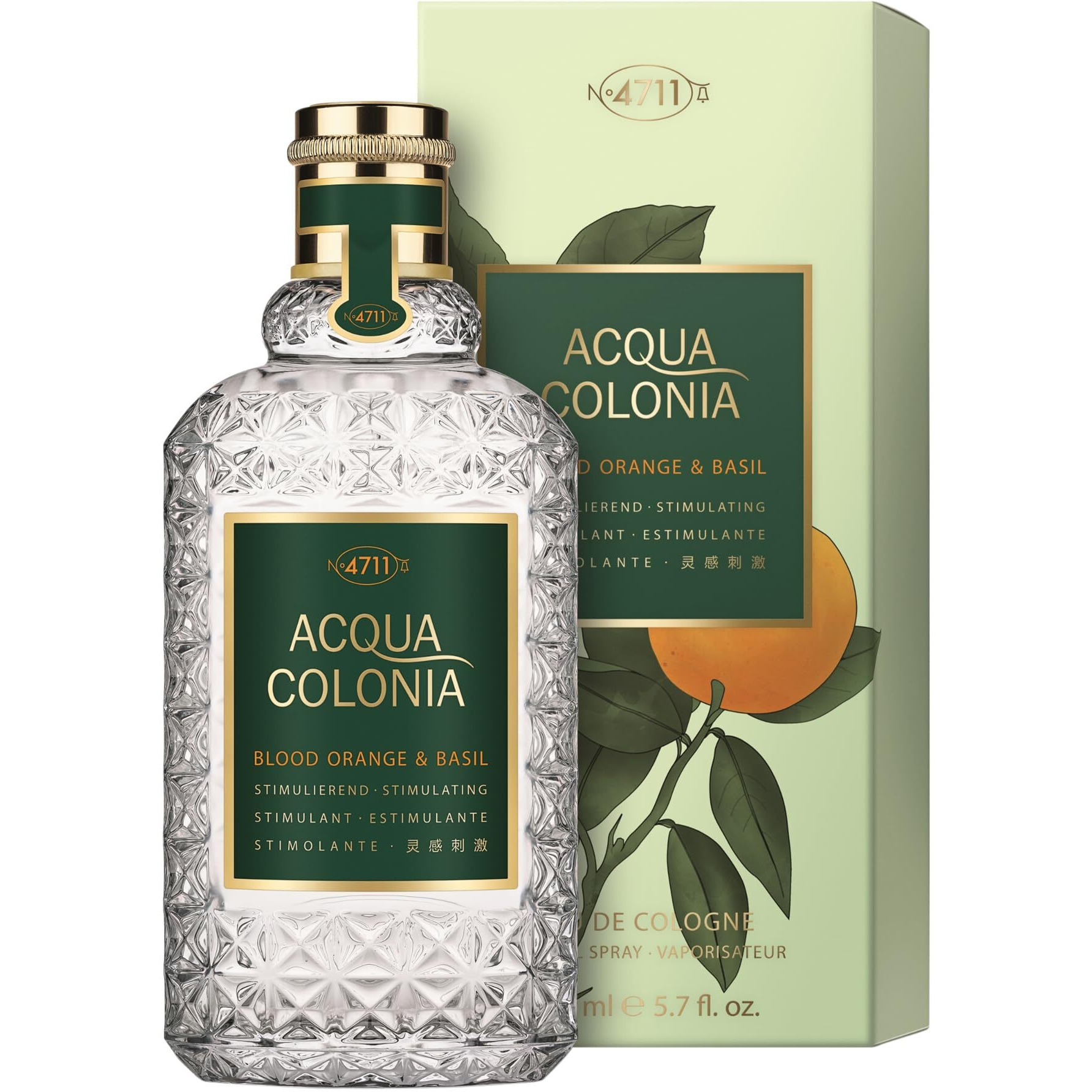 4711 Acqua Colonia Blood Orange & Basil by 4711 Eau De Cologne Spray (Unisex) 5.7 oz(D0102HA7AIG.)