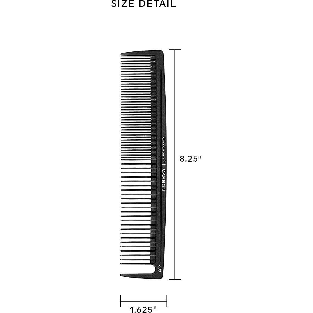 Carbon Comb Power - C30 by Cricket for Unisex - 1 Pc Comb