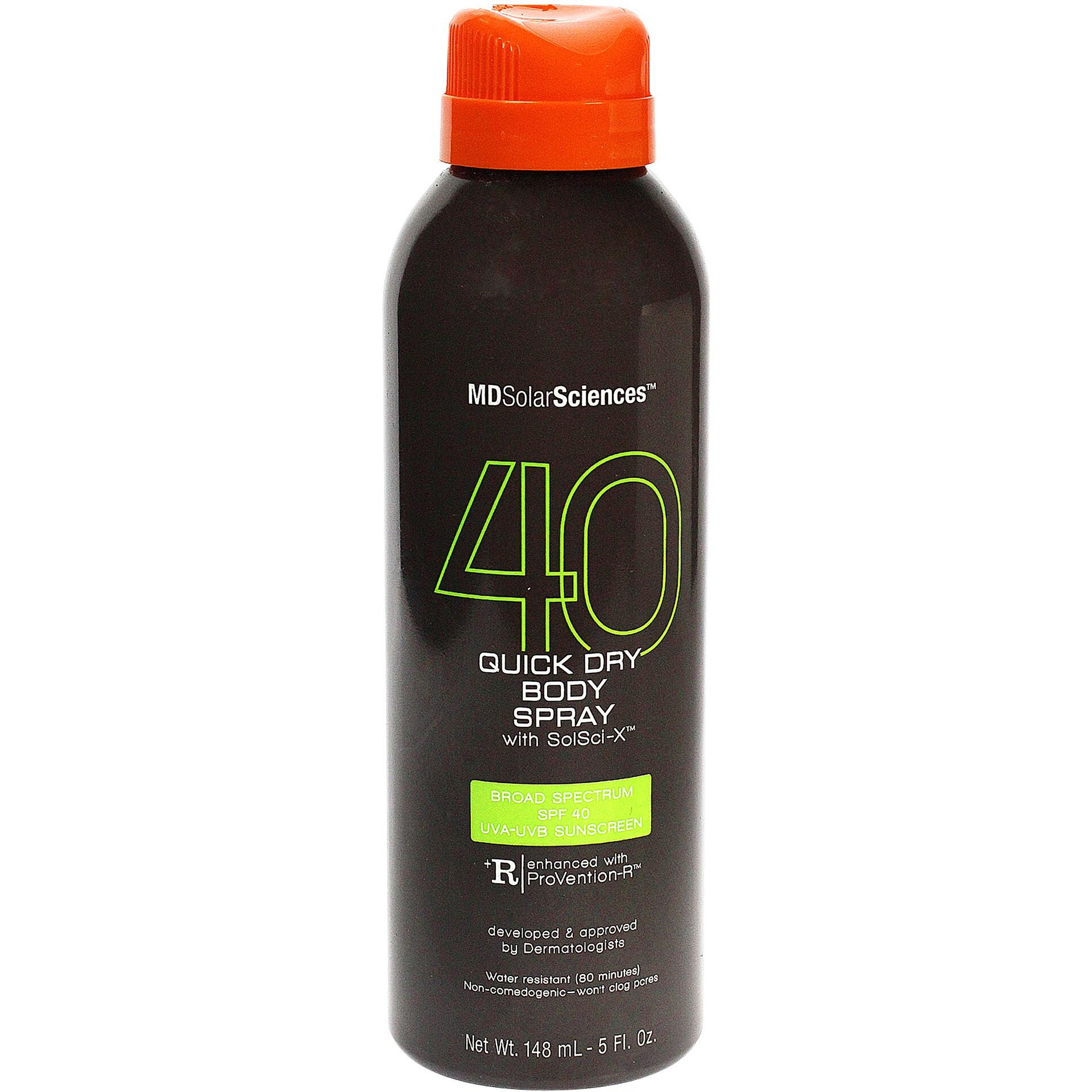 Quick Dry Body Spray SPF 40 by MDSolarSciences for Unisex - 5 oz Sunscreen