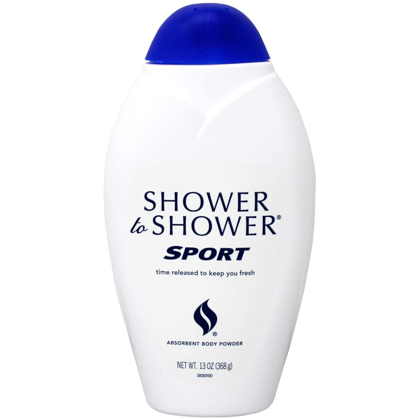 Shower to Shower Absorbent Body Powder, Sport, 13-Ounce Bottles (Pack of 2)