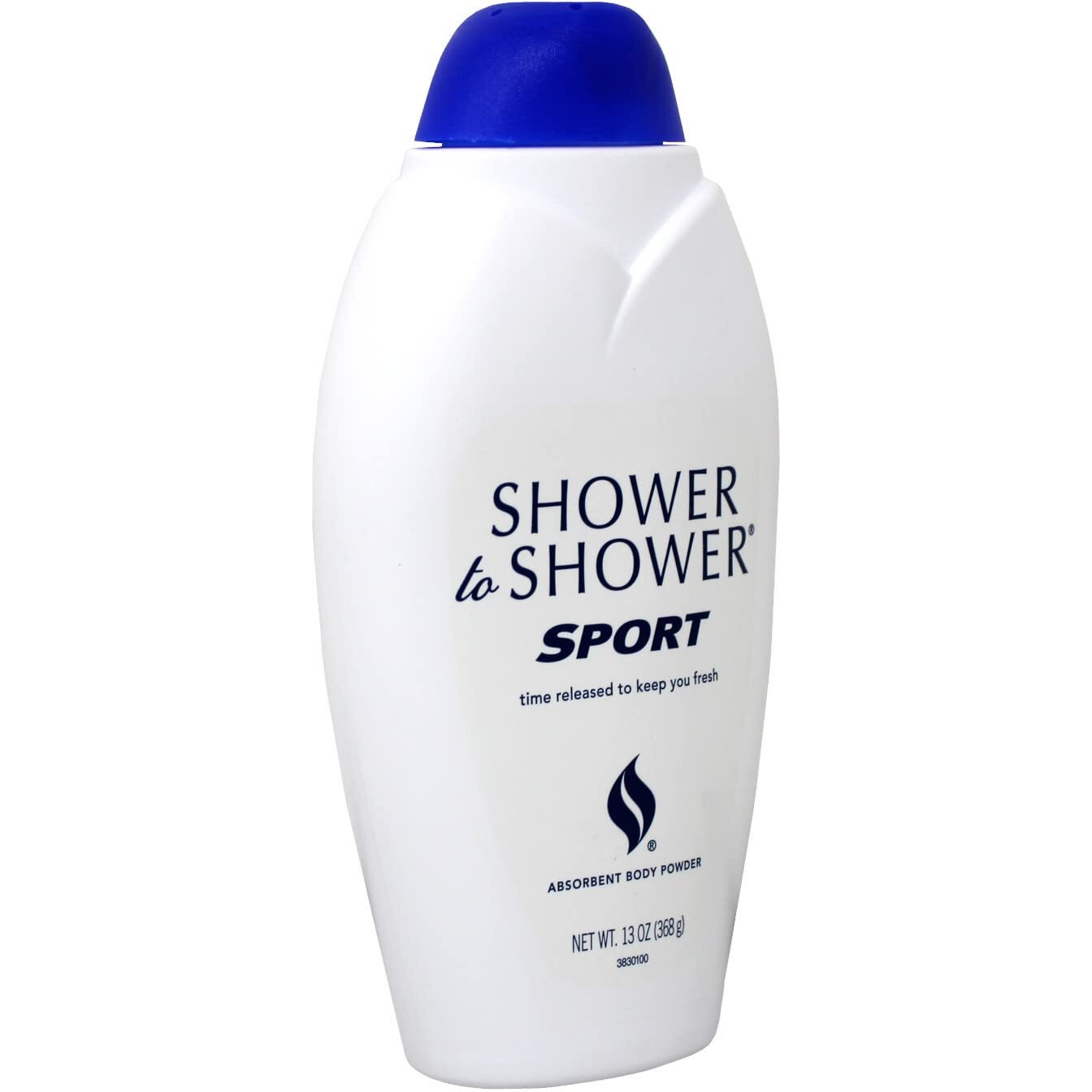 Shower to Shower Absorbent Body Powder, Sport, 13-Ounce Bottles (Pack of 2)