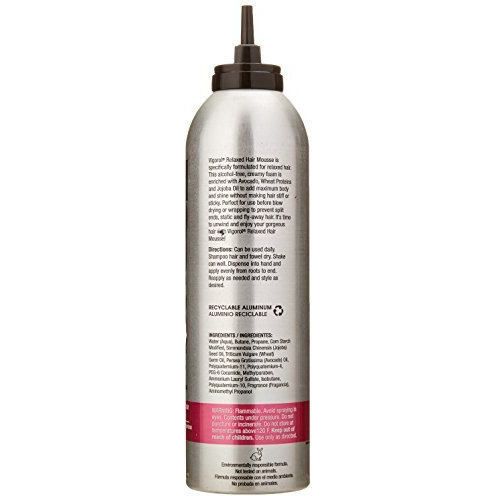 Vigorol Relaxed Hair Mousse, 12 Ounce