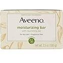 Aveeno Gentle Moisturizing Bar Facial Cleanser with Nourishing Oat for Dry Skin, Fragrance-free, Dye-Free, & Soap-Free, 3.5 oz