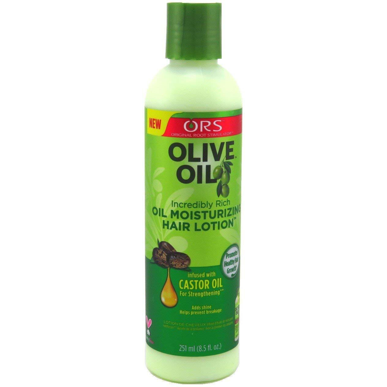 Organic R/s Root Stimulator Olive Oil Moisturizing Hair Lotion, 8 Ounce (Pack of 2)