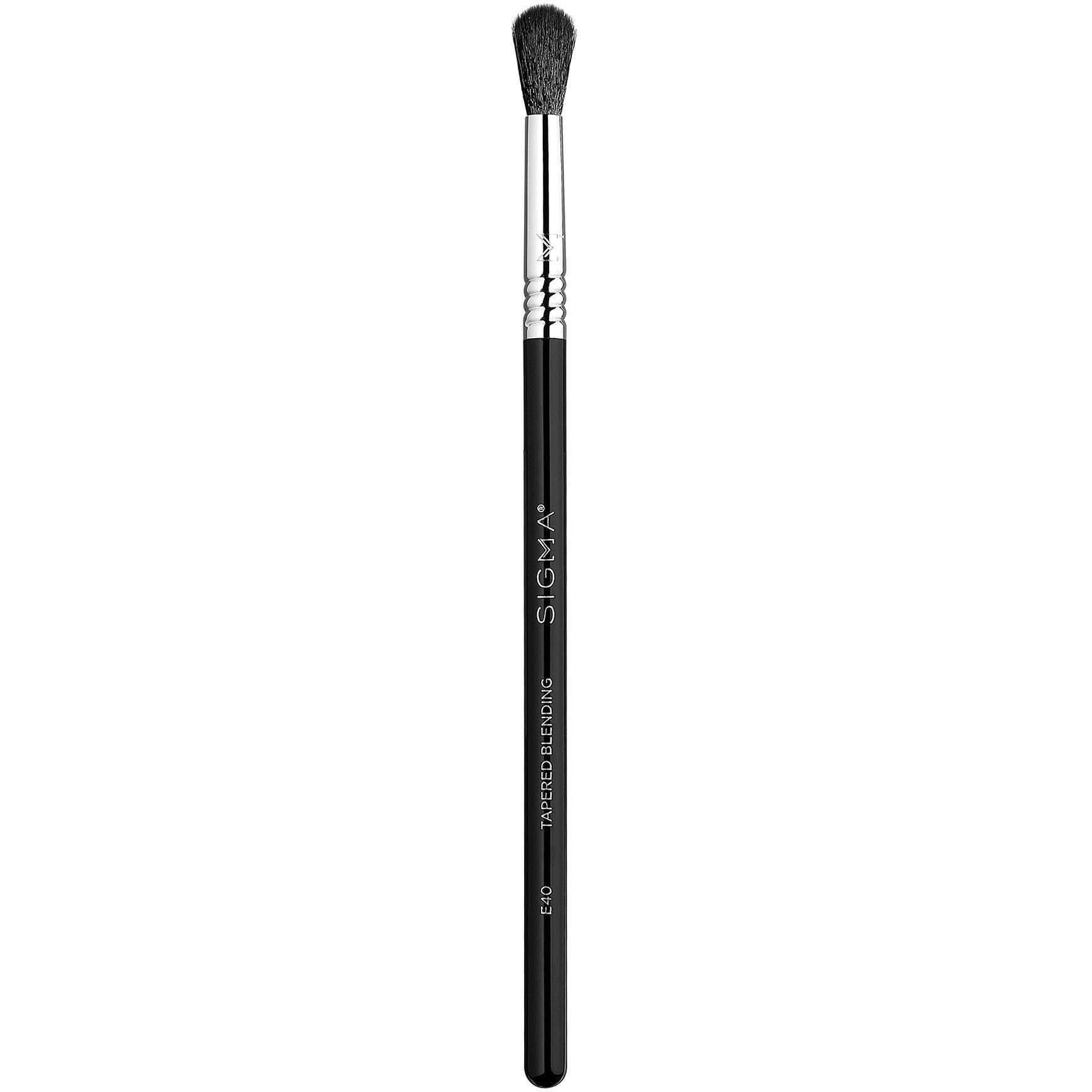 Tapered Blending Brush - E40 Black-Chrome by SIGMA for Women - 1 Pc Brush