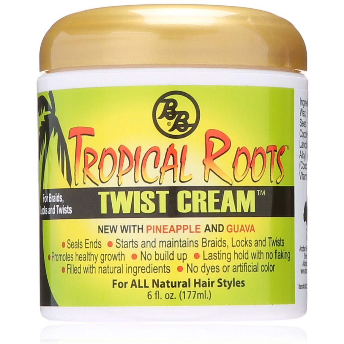 Bronner Brothers Tropical Roots Twist, CREAM 6.0 Fl Oz
