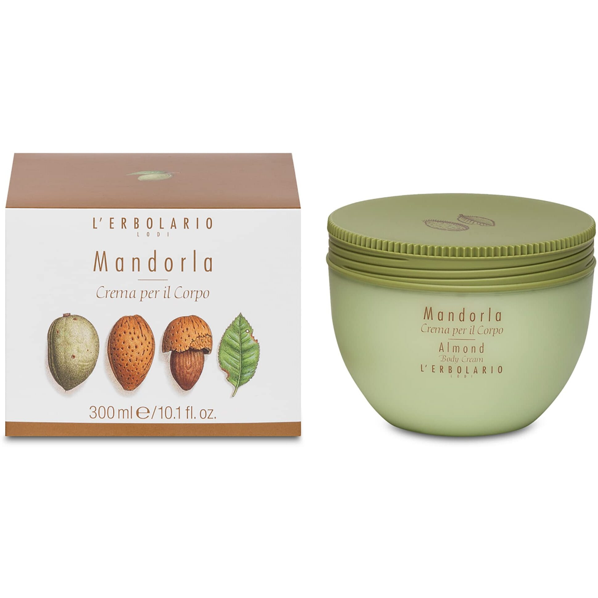Body Cream - Almond by LErbolario for Unisex - 10.1 oz Body Cream