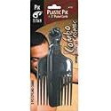 Titan Plastic Hair Pick, Black