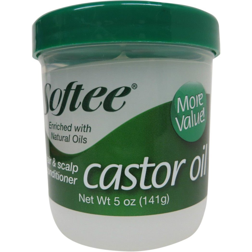 Softee Castor Oil Hair & Scalp Conditioner, 5 Ounce
