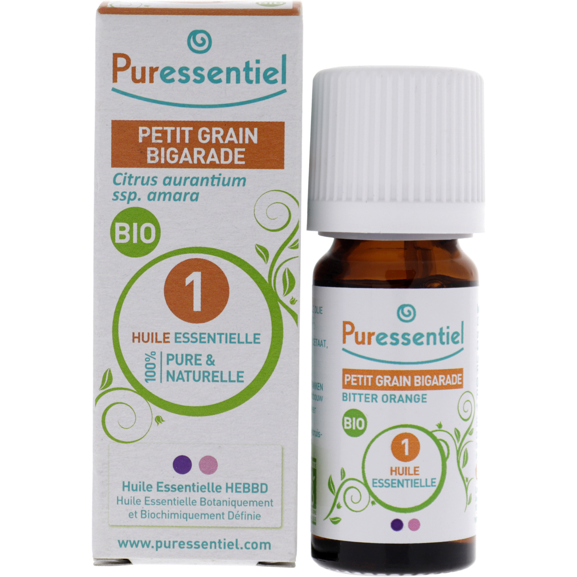 Organic Essential Oil - Petit Grain by Puressentiel for Unisex - 0.3 oz Oil
