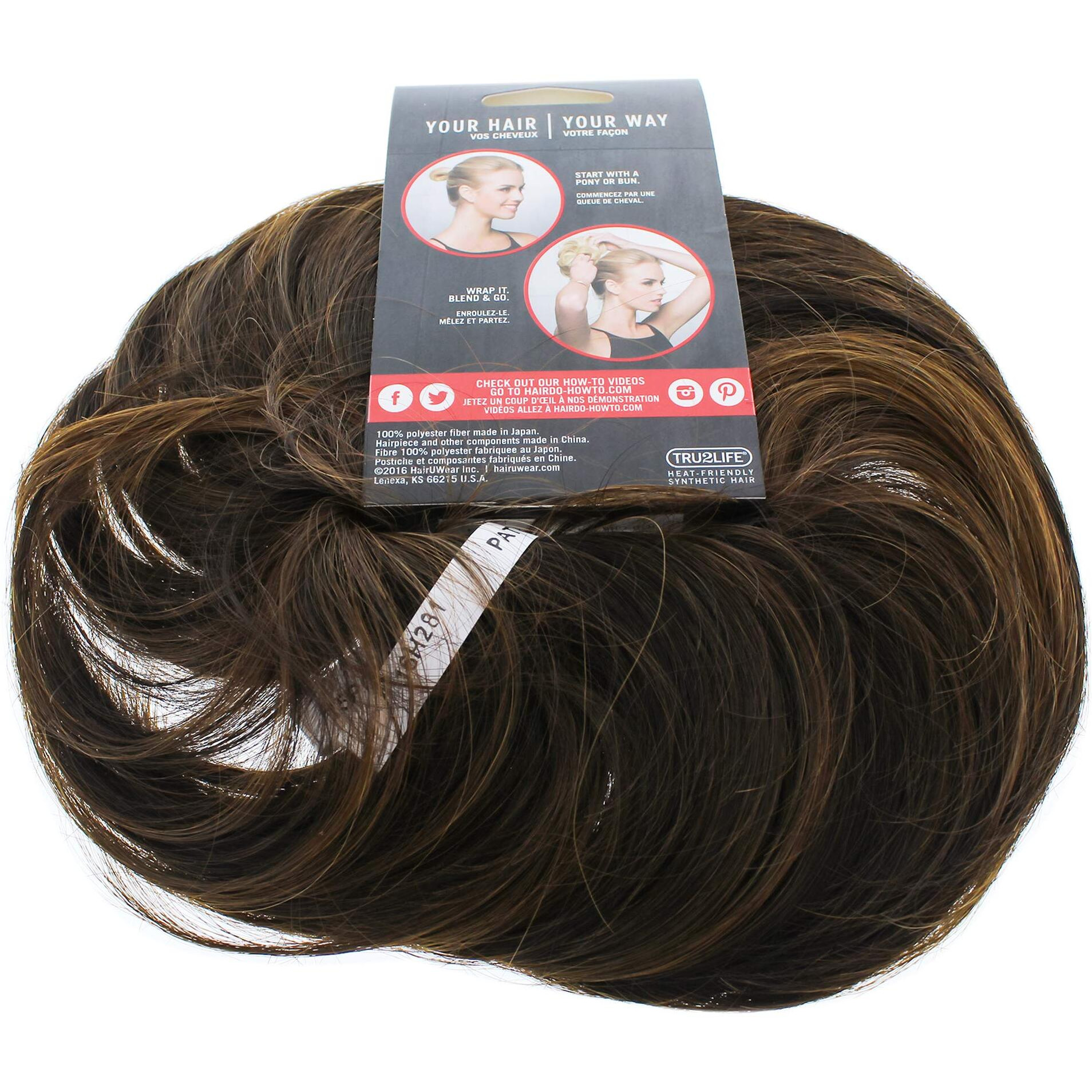 Style-a-do And Mini-do Duo Pack - R10 Chestnut by Hairdo for Women - 2 Pc Hair Wrap