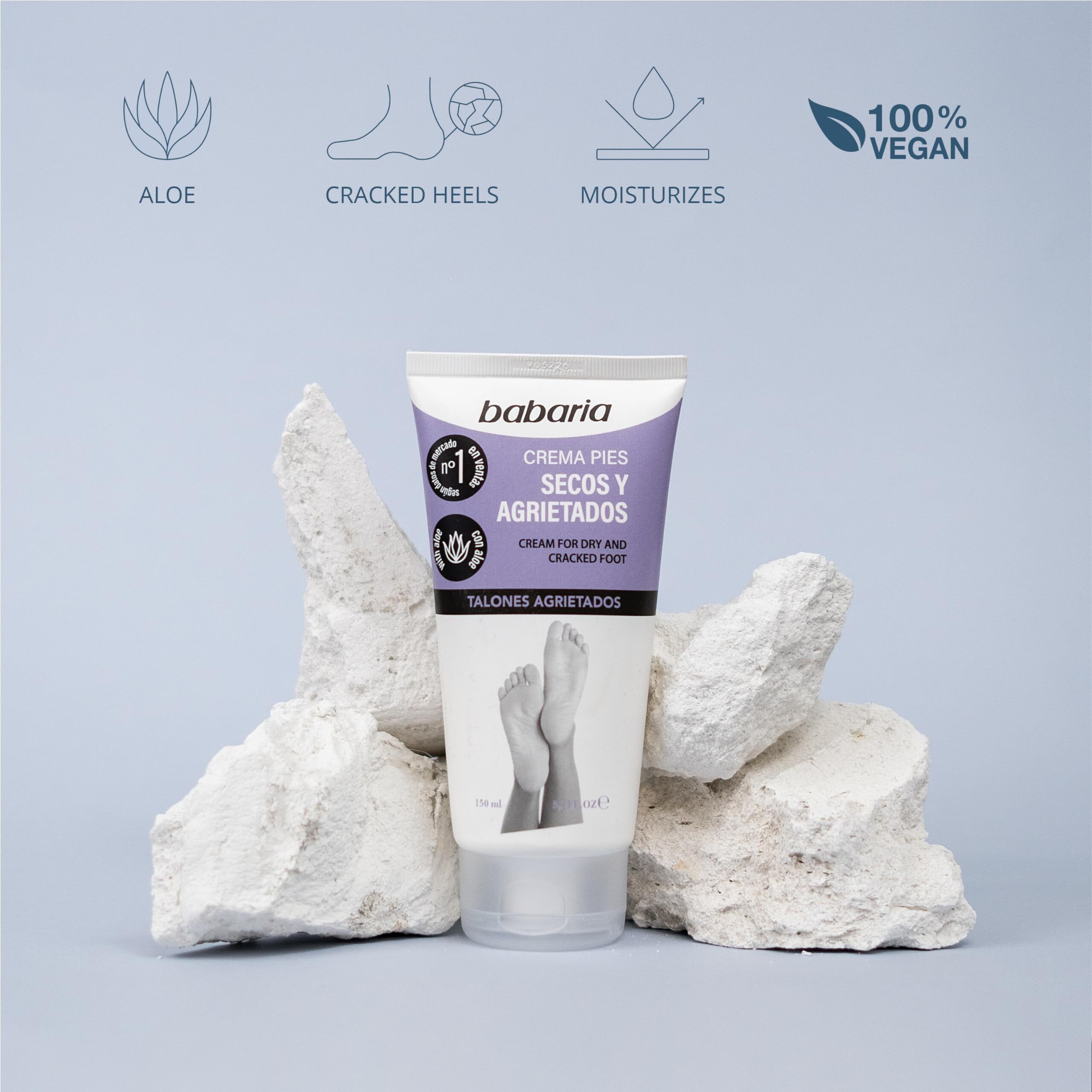 Dry Feet Cream by Babaria for Unisex - 5.1 oz Cream