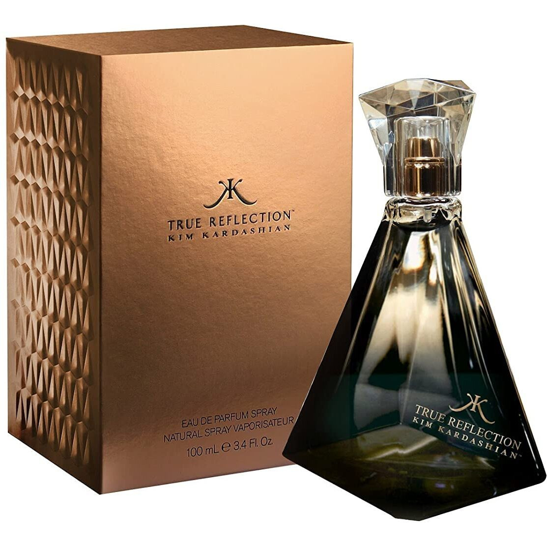 True Reflection by Kim Kardashian Eau De Parfum Spray 3.4 oz(D0102HA7SLA.)
