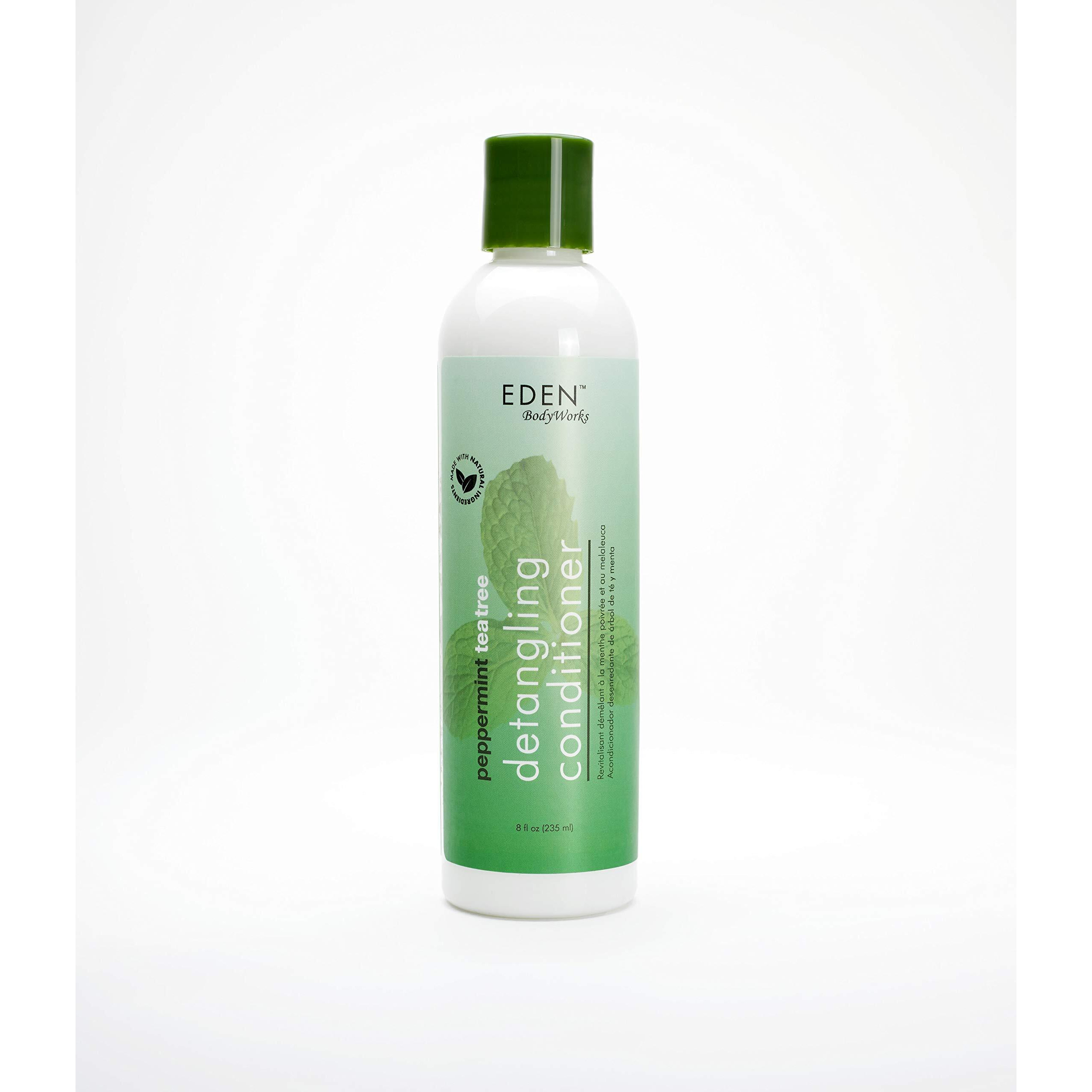 EDEN BodyWorks Peppermint Tea Tree Conditioner | 8 oz | Refresh & Soothe Scalp, Moisturize & Detangle Hair - Packaging May Vary