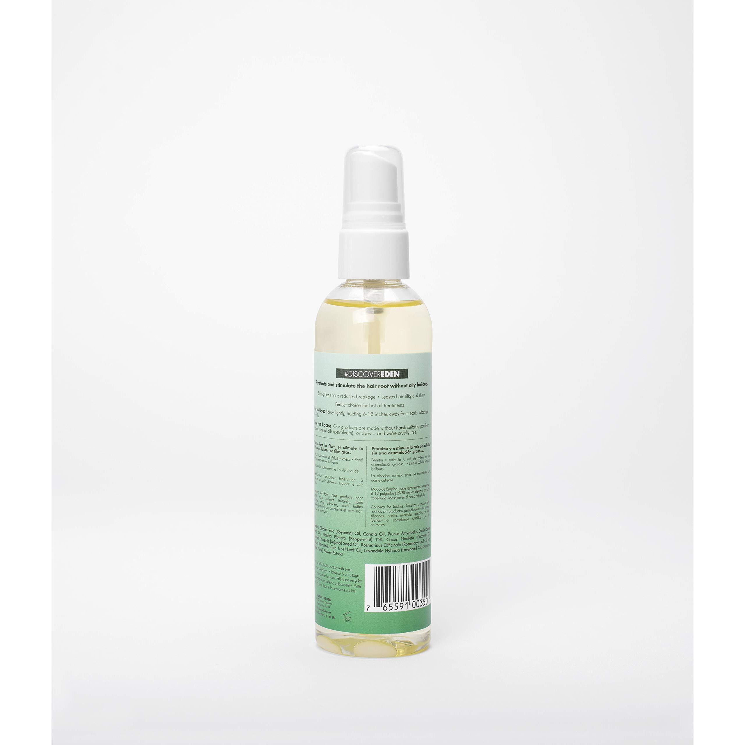 EDEN BodyWorks Peppermint Tea Tree Hair Oil | 4 oz | Eliminate Dandruff, Refresh Scalp, Boost Shine - Packaging May Vary