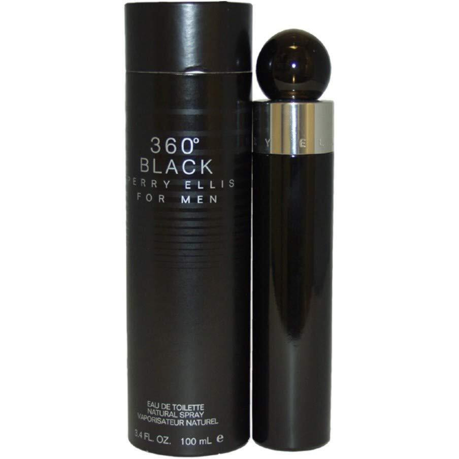 Perry Ellis 360 Black by Perry Ellis Eau De Toilette Spray 3.4 oz(D0102HA7ABA.)