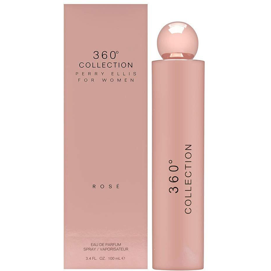 Perry Ellis 360 Collection Rose by Perry Ellis Eau De Parfum Spray 3.4 oz(D0102HA7GD7.)