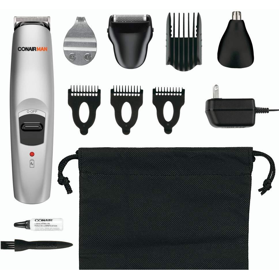 Conair 13-Piece Rechargeable All-In-One Beard & Mustache Trimmer Grooming System