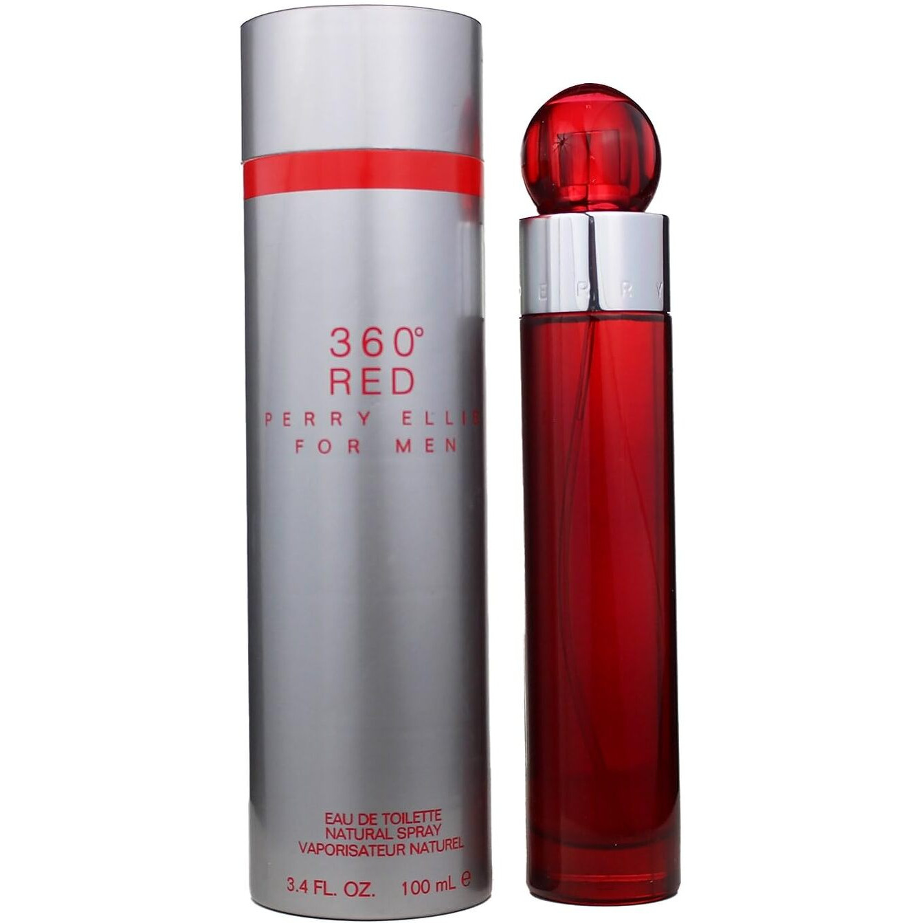 Perry Ellis 360 Red by Perry Ellis Eau De Toilette Spray 3.4 oz(D0102HA7GYV.)