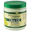 Originals by Africa's Best Extra-Virgin Olive Oil Body Whip Moisturizing Cream, A Higher Level of Moisturizing For Long Lasting Silky, Soft, Glowing Skin 15oz Jar