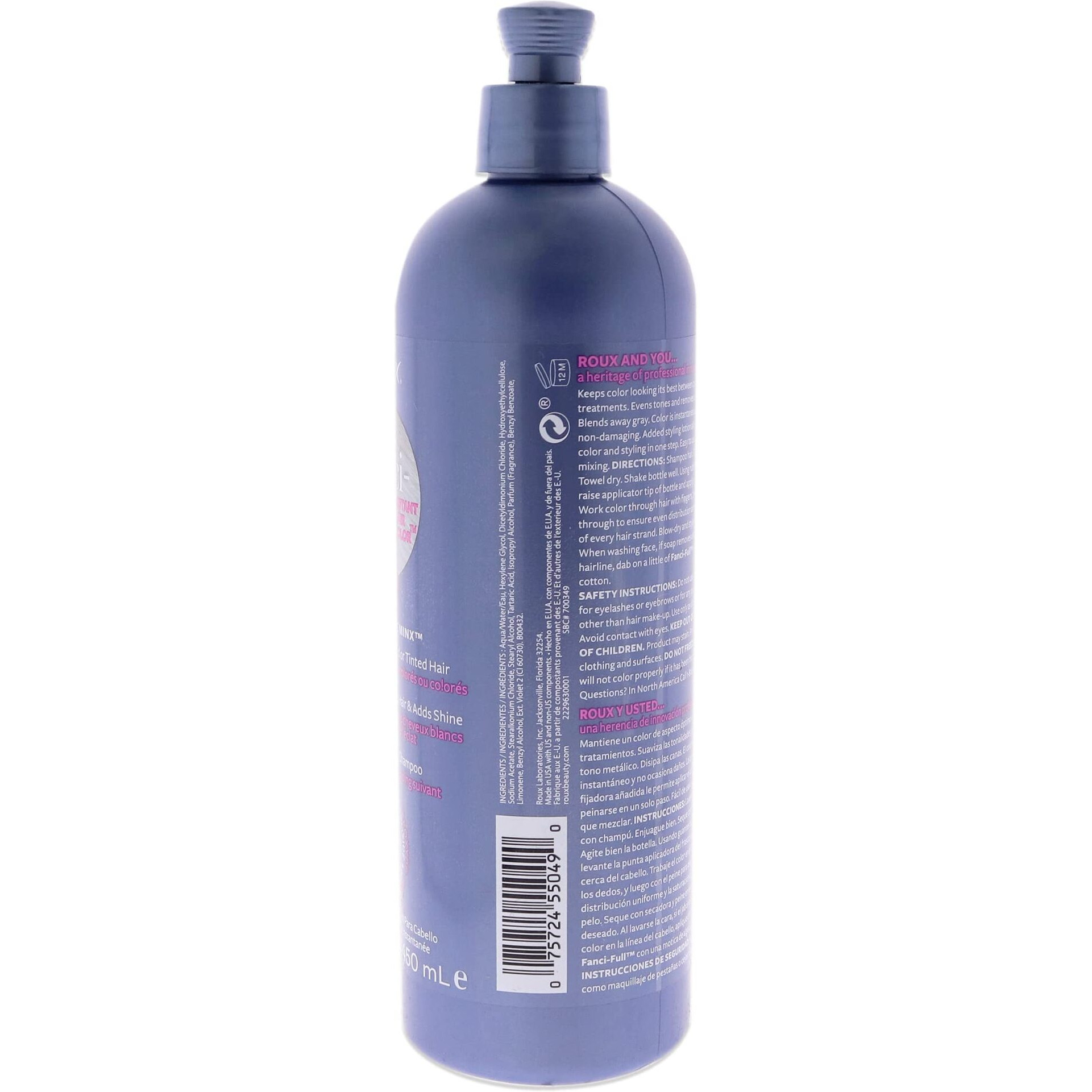 Fanci-Full Rinse Instant Hair Color - 49 Ultra White Minx by Roux for Unisex - 15.2 oz Hair Color