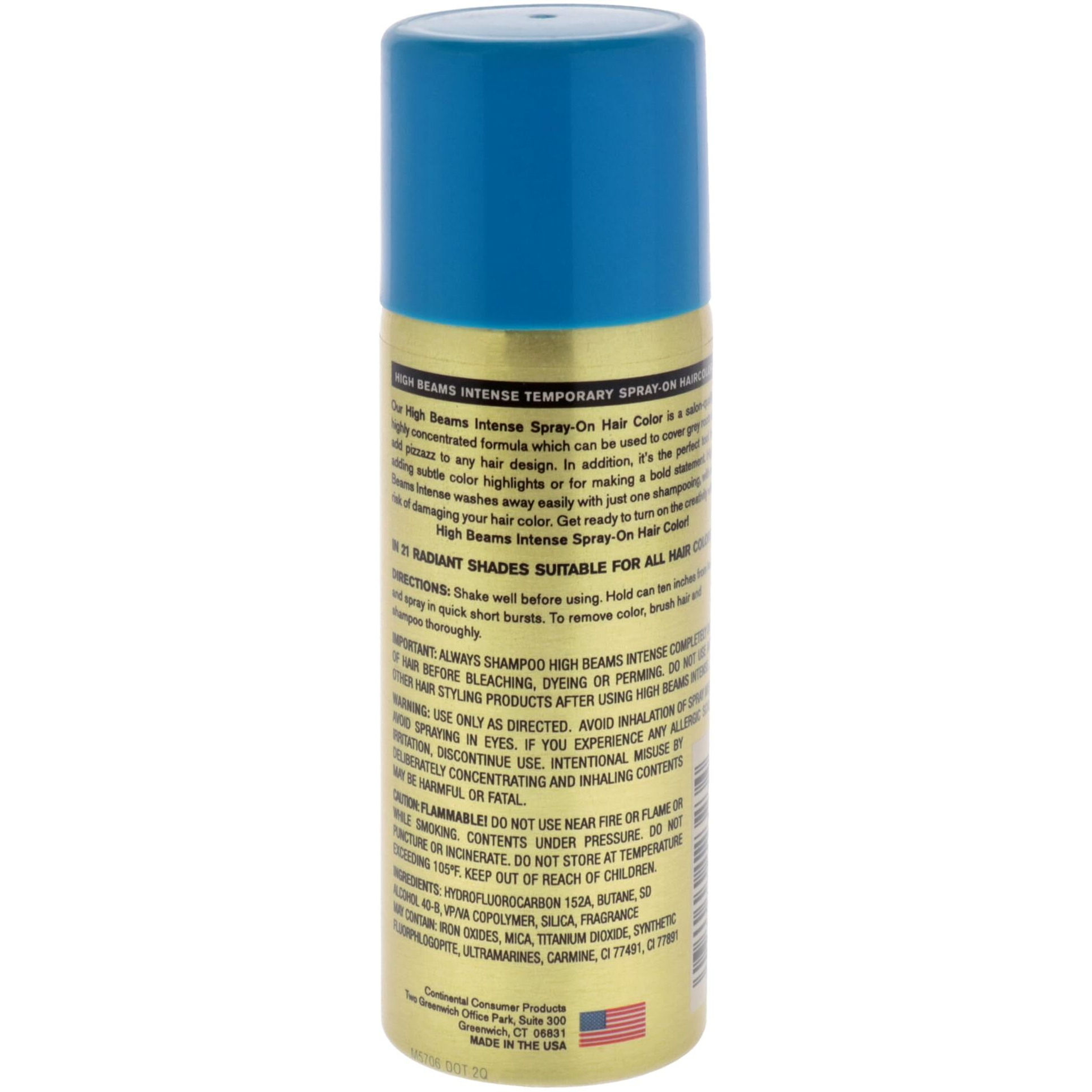 High Beams Intense Temporary Spray - 23 Blue by Salon Grafix for Unisex - 2.7 oz Hair Color