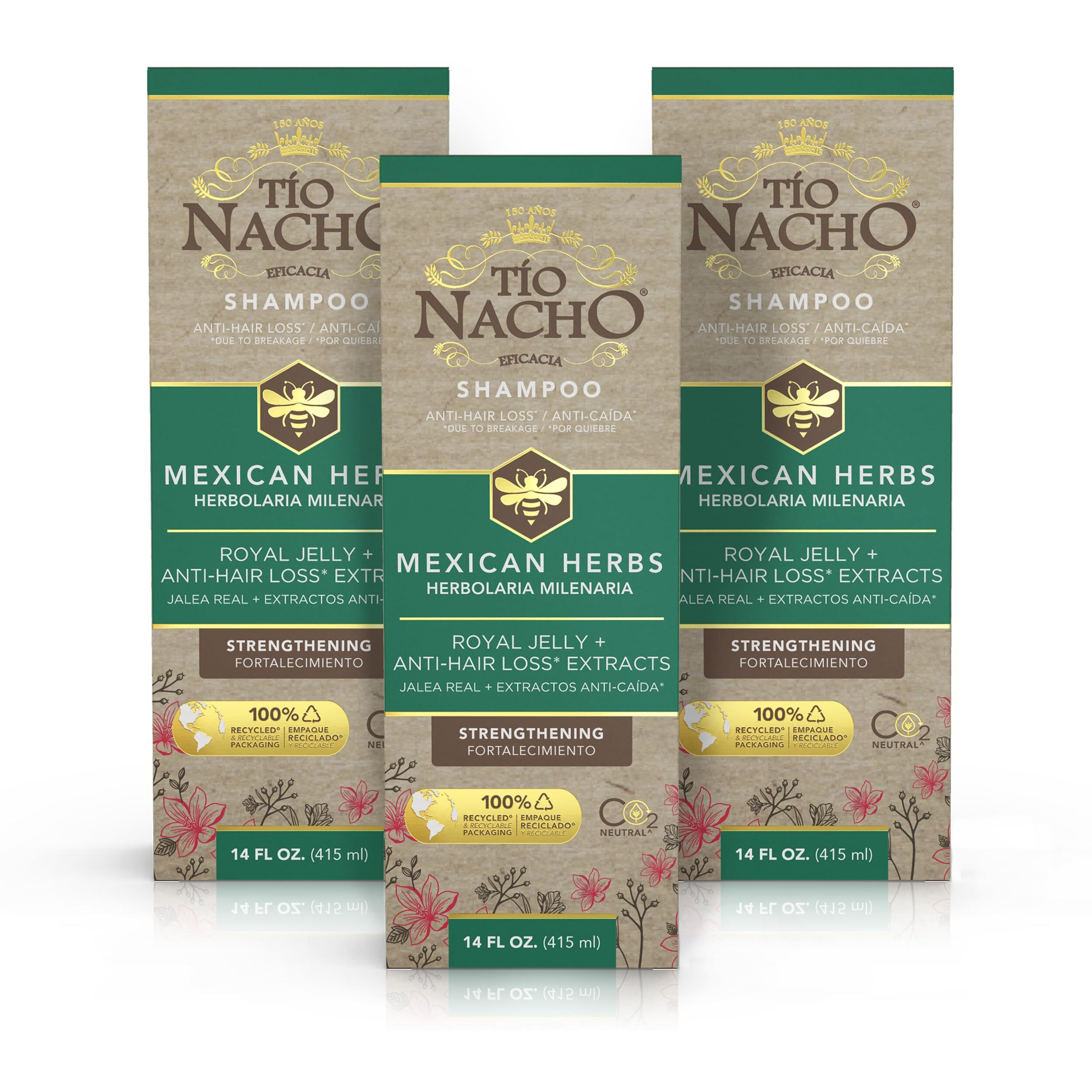 Tio Nacho Mexican Herbs Shampoo Pack of 3