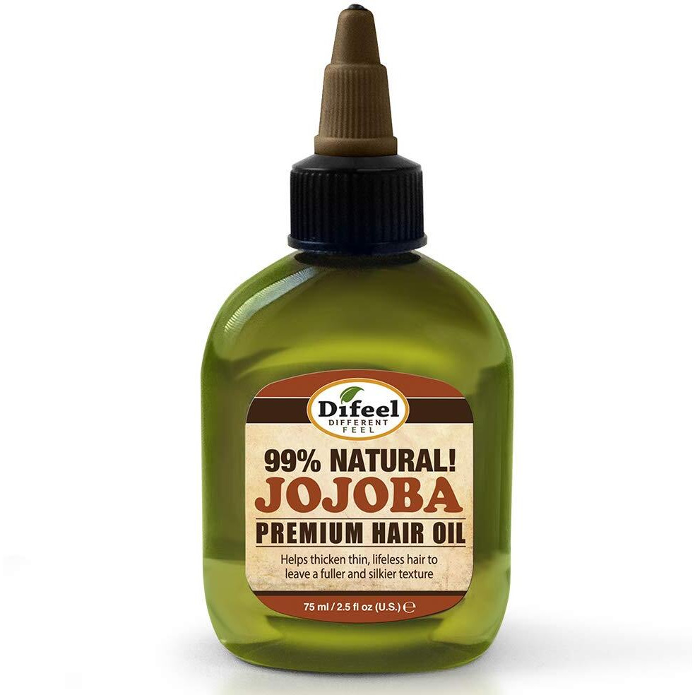 Difeel Premium Natural Hair Oil - Jojoba Oil 2.5 ounce