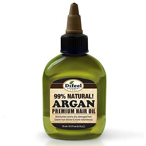 Difeel Premium Natural Hair Oil - Argan Oil 2.5 ounce