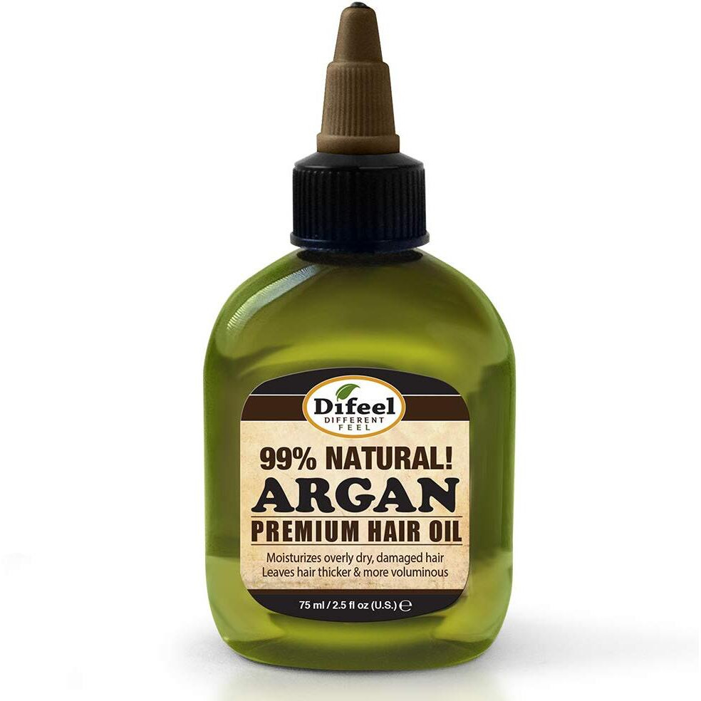Difeel Premium Natural Hair Oil - Argan Oil 2.5 ounce
