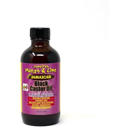 Jamaican Mango & Lime, Black Castor Oil, Lavender, 4 Fl Oz