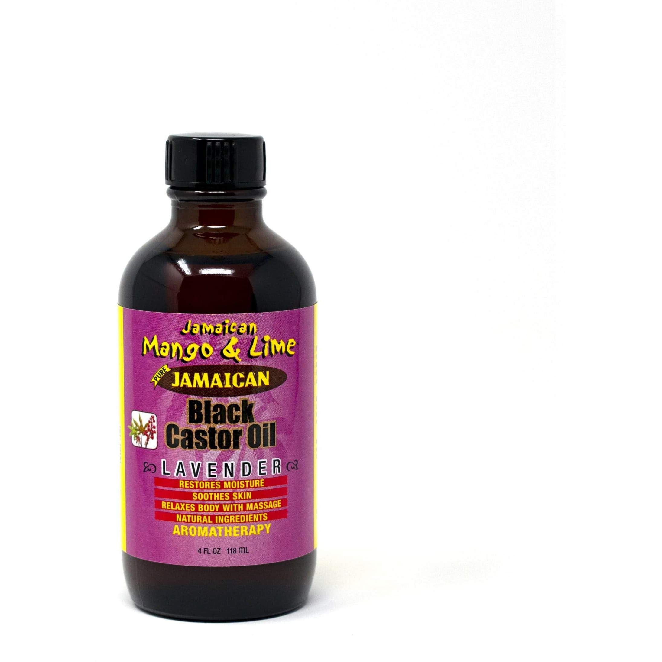 Jamaican Mango & Lime, Black Castor Oil, Lavender, 4 Fl Oz