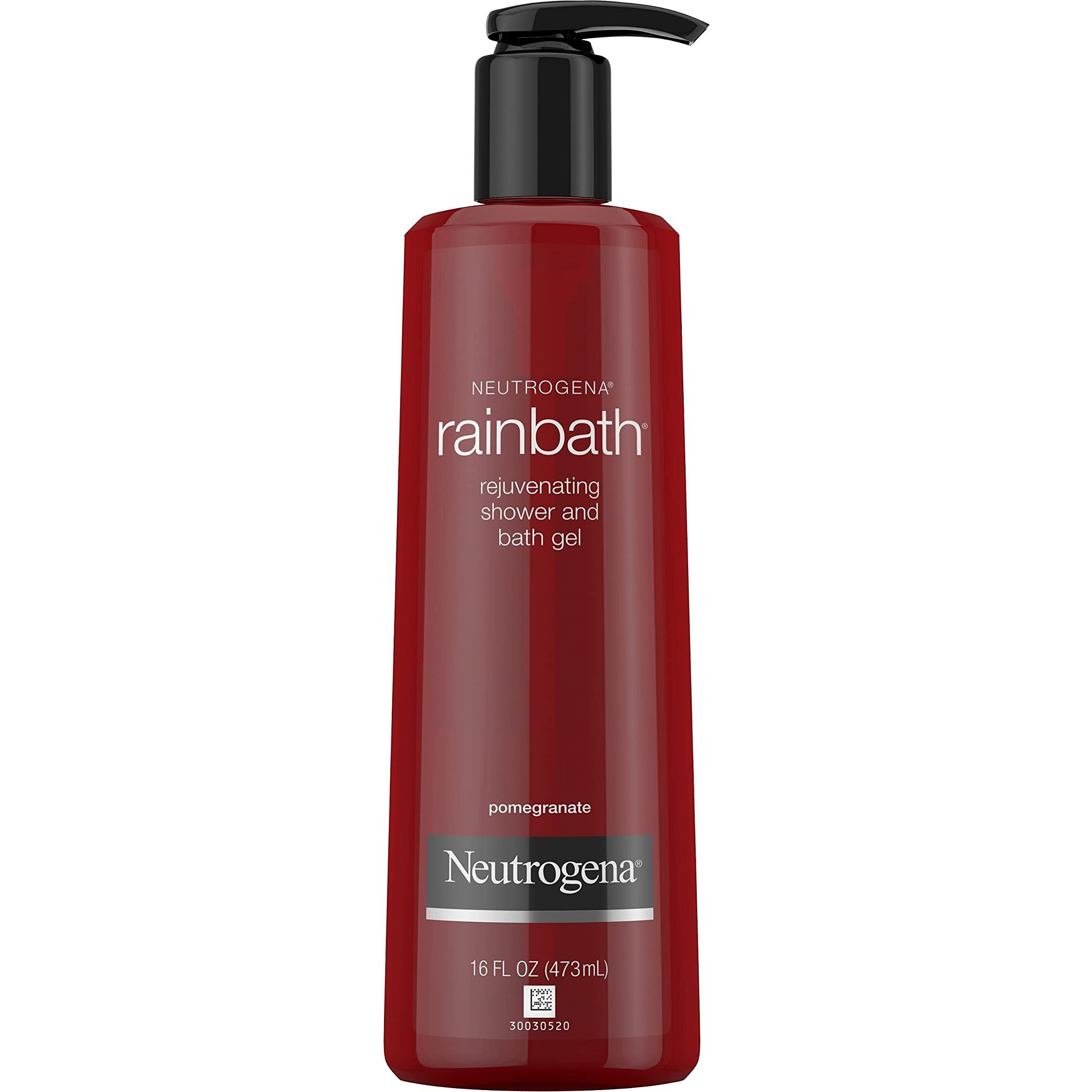 Neutrogena Rainbath Rejuvenating and Cleansing Shower and Bath Gel, Moisturizing Body Wash and Shaving Gel with Clean Rinsing Lather, Pomegranate Scent, 16 fl. oz