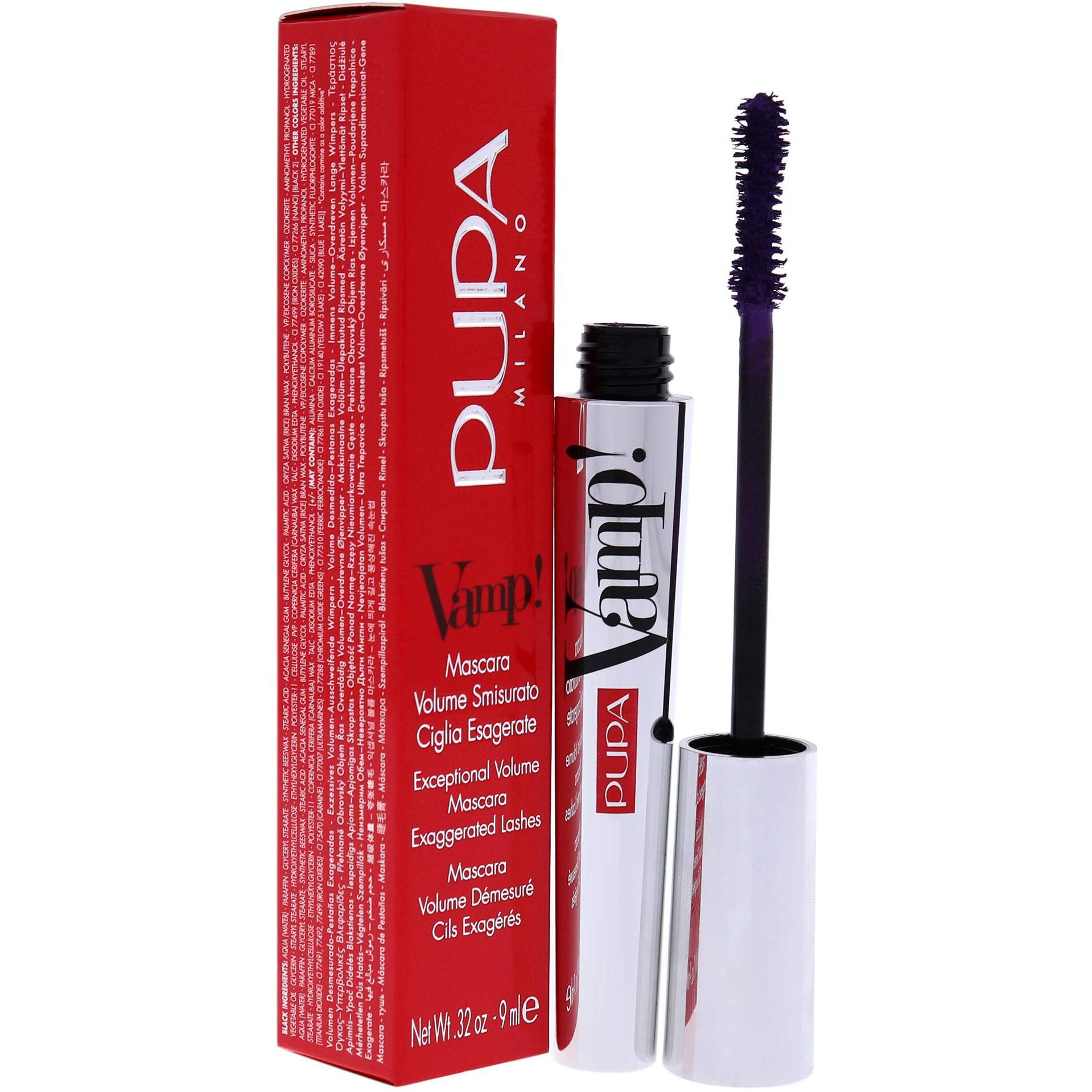Vamp Mascara - 400 Amethyst Violet by Pupa Milano for Women - 0.32 oz Mascara