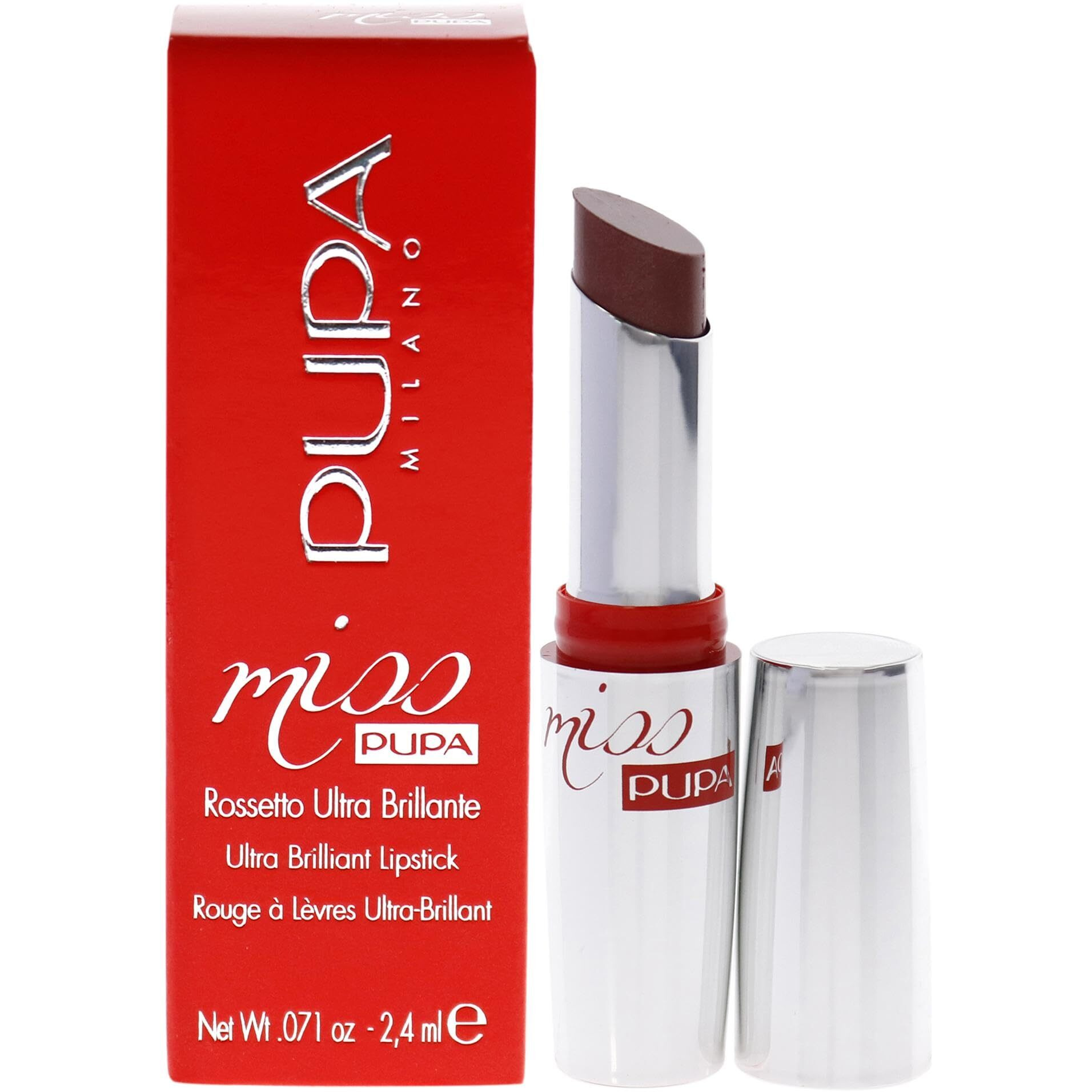 Miss Pupa Ultra Brilliant Lipstick - 604 Elite by Pupa Milano for Women - 0.071 oz Lipstick
