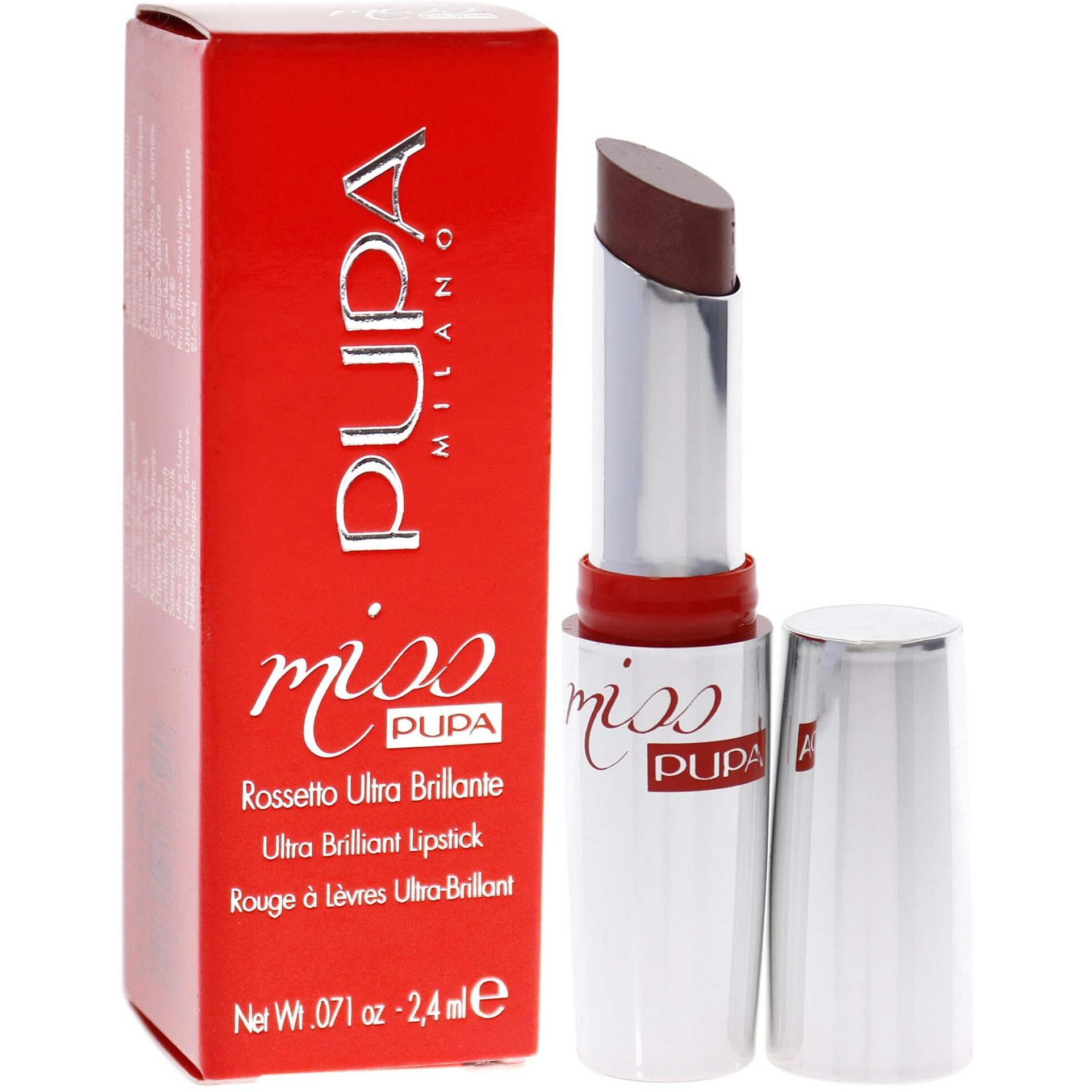 Miss Pupa Ultra Brilliant Lipstick - 604 Elite by Pupa Milano for Women - 0.071 oz Lipstick