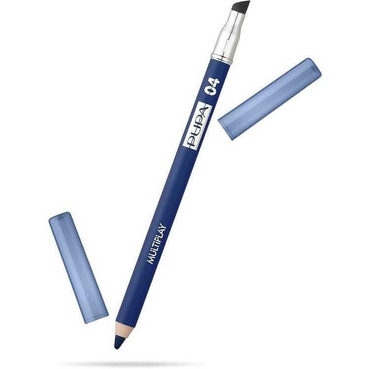 Multiplay Eye Pencil - 04 Shocking Blue by Pupa Milano for Women - 0.04 oz Eyebrow Pencil