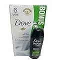 Dove Beauty Bar White 4 oz, 6 Bar