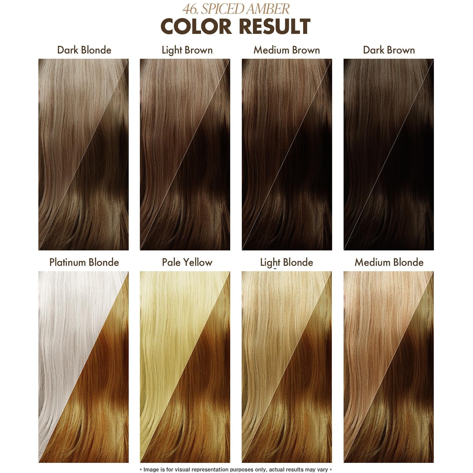 Adore Semi Permanent Hair Color - Vegan and Cruelty-Free Hair Dye - 4 Fl Oz - 046 Spiced Amber (Pack of 1)