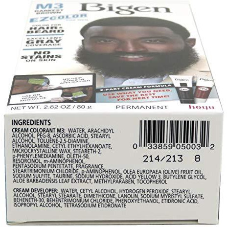Bigen EZ Color for Men Darkest Brown Kit (Pack of 6)